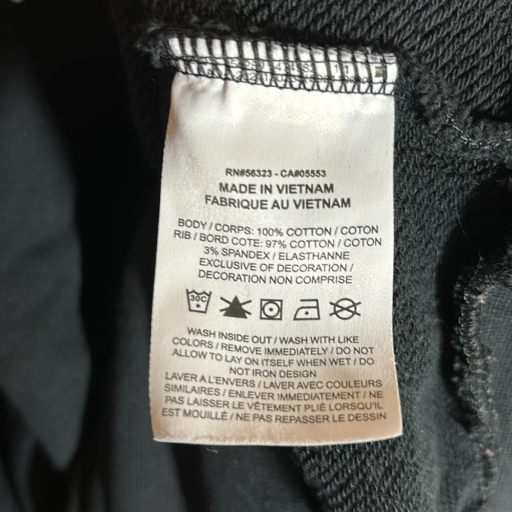 NIKE Air French Terry Black Pullover Sweatshirt in Men’s Large - Picture 7 of 7